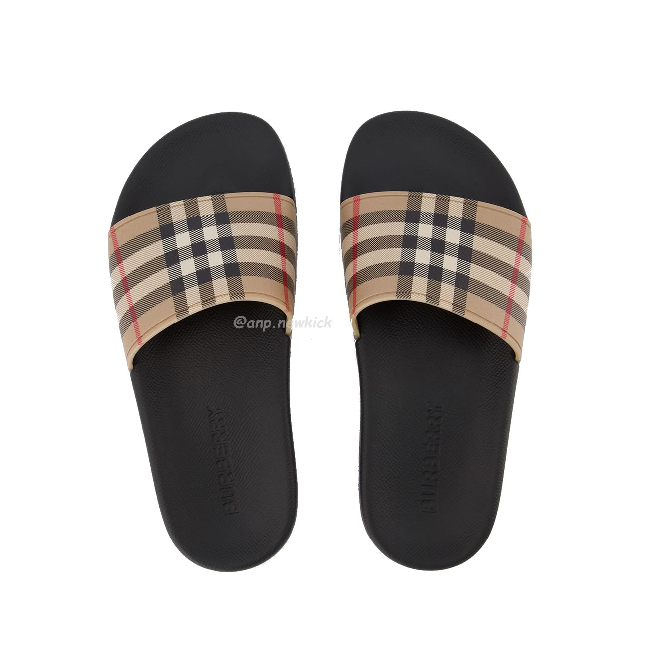 Burberry Vintage Check Slides Beige (9) - newkick.org